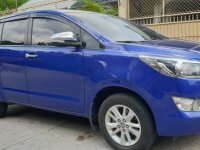 Selling Blue Toyota Innova 2017 at 10000 km in Quezon City