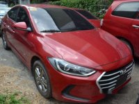 Red Hyundai Elantra 2016 at 27000 km for sale