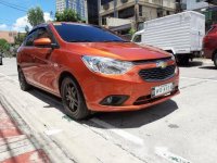 Orange Chevrolet Sail 2017 for sale in Quezon City