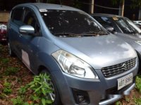 Blue Suzuki Ertiga 2015 Automatic Gasoline for sale