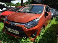 Orange Toyota Wigo 2018 for sale in Quezon City 