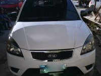 White Kia Rio 2010 at 79000 km for sale in Cebu 