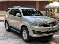 Sell Silver 2012 Toyota Fortuner at 35000 km in Manila