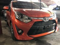 Orange Toyota Wigo 2017 for sale in Quezon City