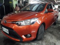 Orange Toyota Vios 2017 Manual Gasoline for sale in Marikina