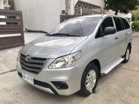 Silver Toyota Innova 2014 Manual Diesel for sale