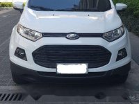 White Ford Ecosport 2014 at 55000 km for sale 