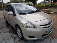 Beige Toyota Vios 2008 Manual Gasoline for sale in Talisay