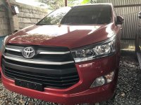 Red Toyota Innova 2017 Manual Diesel for sale in Quezon City