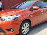 Orange Toyota Vios 2017 Automatic Gasoline for sale in Quezon City