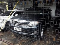 Black Toyota Fortuner 2012 for sale Automatic
