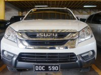 Selling White Isuzu Mu-X 2017 Automatic Diesel in Quezon City