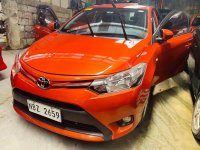 Orange Toyota Vios 2017 for sale in Quezon City