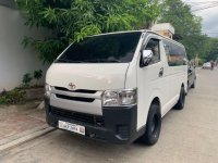 Selling White Toyota Hiace 2017 Manual Diesel in Quezon City