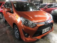 Selling Orange Toyota Wigo 2017 at 8800 km 