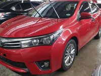 Red Toyota Altis 2017 at 10000 km for sale in Quezon City