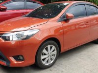 Orange Toyota Vios 2017 for sale in Quezon City