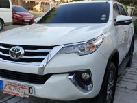 White Toyota Fortuner 2017 Automatic Diesel for sale in Quezon City