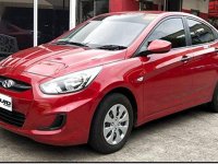 Red Hyundai Accent 2018 Automatic Diesel for sale in Cainta