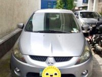 Selling Silver Mitsubishi Grandis 2008 Automatic Gasoline at 140000 km