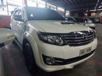 Selling White Toyota Fortuner 2015 Manual