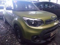 Selling Green Kia Soul 2018 Manual Diesel at 13000 km in Makati