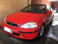 Selling Red Honda Civic 1996 Hatchback Automatic Gasoline in San Mateo