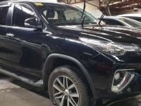 Black Toyota Fortuner 2018 Automatic Gasoline for sale in Quezon City