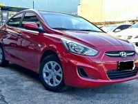 Red Hyundai Accent 2017 at 9000 km for sale 