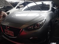 Grey Mazda 3 2015 Hatchback Automatic Gasoline for sale in Manila