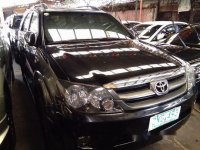 Selling Black Toyota Fortuner 2008 Automatic Gasoline at 79039 km in Antipolo