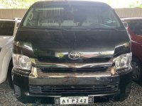 Selling Black Toyota Hiace 2018 Van at Manual Diesel in Marikina