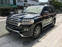 Black Toyota Land Cruiser 2018 for sale in Quezon City