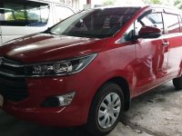 Selling Red Toyota Innova 2017 Manual Diesel in Quezon City