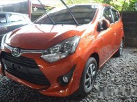 Orange Toyota Wigo 2018 Manual Gasoline for sale