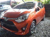 Orange Toyota Wigo 2018 Manual Gasoline for sale