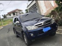 Blue Toyota Fortuner 2009 at 130000 km for sale