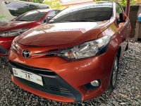 Selling Orange Toyota Vios 2015 Sedan at Automatic Gasoline in Quezon City