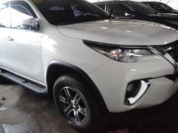 White Toyota Fortuner 2018 Manual Diesel for sale in Manila
