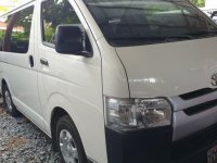 Selling White Toyota Hiace 2019 Manual Diesel at 2790 km in Quezon City