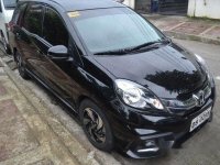 Black Honda Mobilio 2015 Automatic Gasoline for sale in Manila