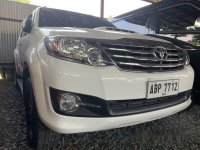 White Toyota Fortuner 2016 Manual Diesel for sale in Quezon City