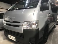 Sell Silver 2019 Toyota Hiace Manual Diesel at 10000 km in Quezon City