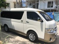 Sell Pearl White 2017 Toyota Hiace in Quezon City