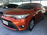 Sell Orange 2015 Toyota Vios Automatic Gasoline at 50000 km