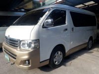 Selling White Toyota Hiace 2011 Automatic Diesel in Parañaque