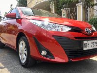 Red Toyota Vios 2018 Sedan Automatic Gasoline for sale in Manila