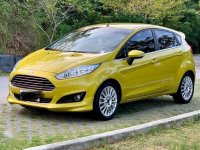 Yellow Ford Fiesta 2016 Hatchback Automatic Gasoline for sale in Manila