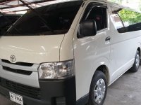 White Toyota Hiace 2018 Manual for sale