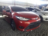 Red Toyota Vios 2017 Manual for sale in Quezon City